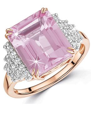 Pink Star Amethyst Ring 13251000