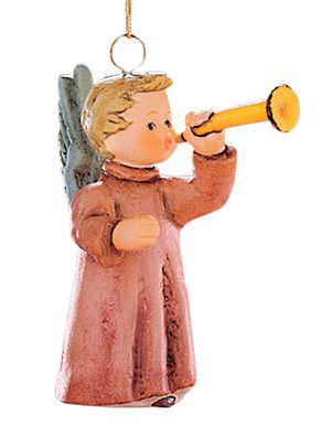 Hummelfigur  Hum 598 - Festliche Trompetenklänge, Weihnachtsschmuck 7 cm