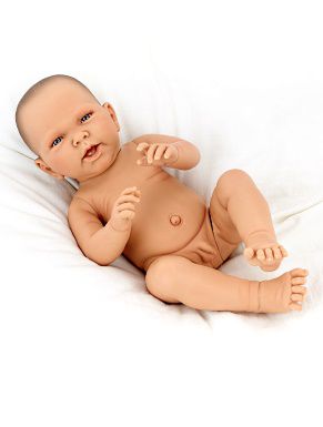 Traumdolls Doro Dolls Babypuppe Ronny 54 cm mit Windel Baby Puppen Spielpuppen 