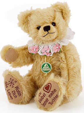Teddybär - Für immer meine Tochter 32 cm Mohair