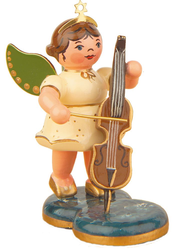 Engel mit Cello 6 cm