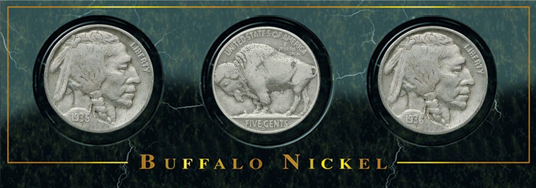 Collectible Coins of America - Buffalo Nickel Set